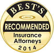 Best's Recommended Insurance Attorneys 2014